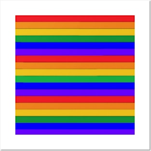 Rainbow Sweater Stripes Posters and Art